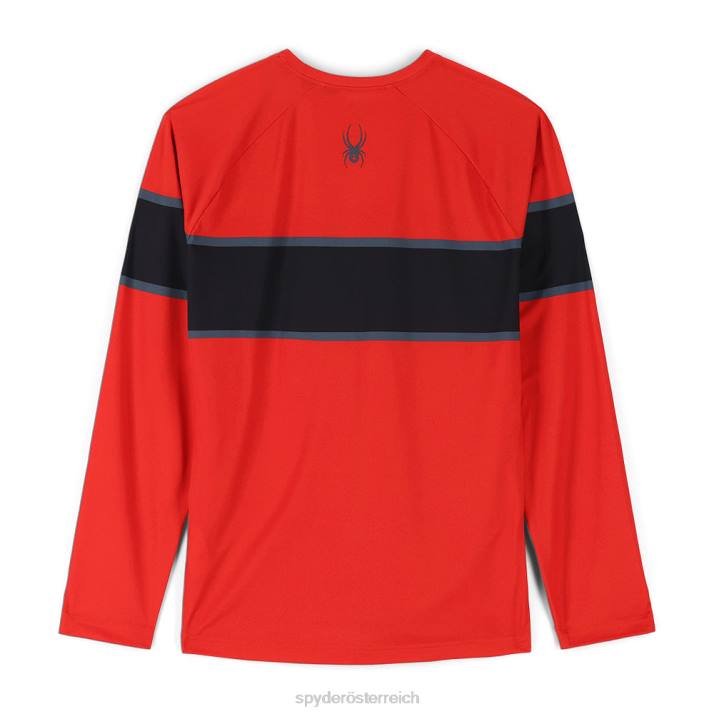 Spyder Männer Vulkan Bekleidung Pump Langarm-Rundhalsausschnitt J8DR150