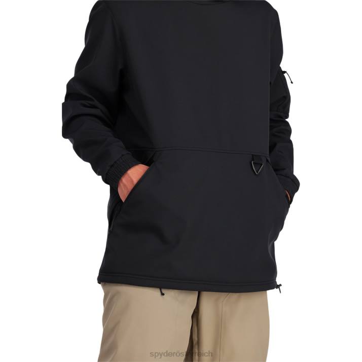 Spyder Männer Schwarz Bekleidung Tech-Pullover J8DR216