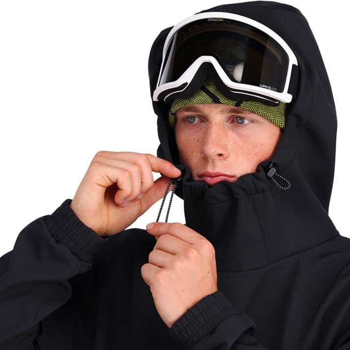 Spyder Männer Schwarz Bekleidung Tech-Pullover J8DR216