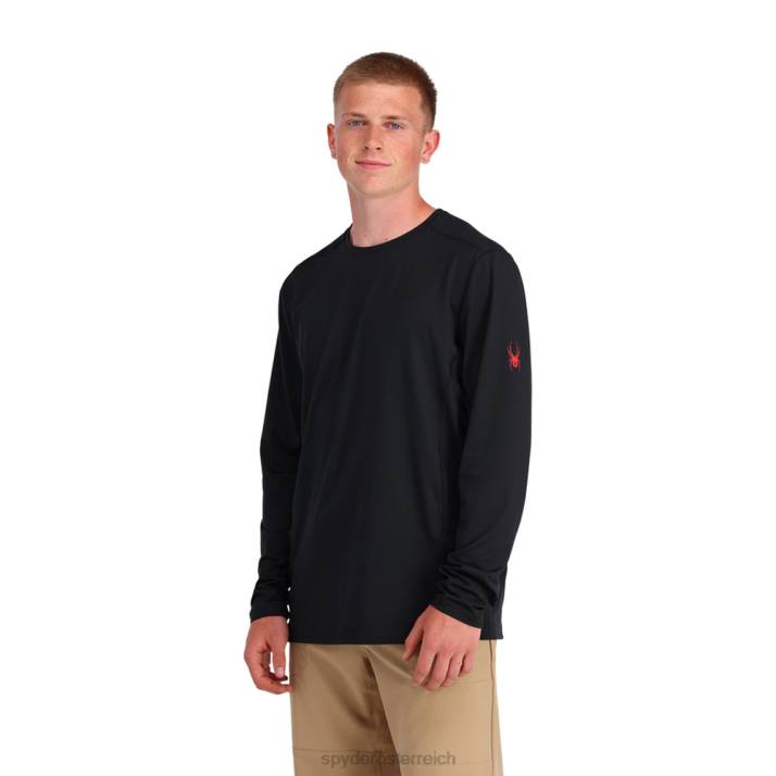 Spyder Männer Schwarz Bekleidung Arc Graphene Tech Langarm J8DR147