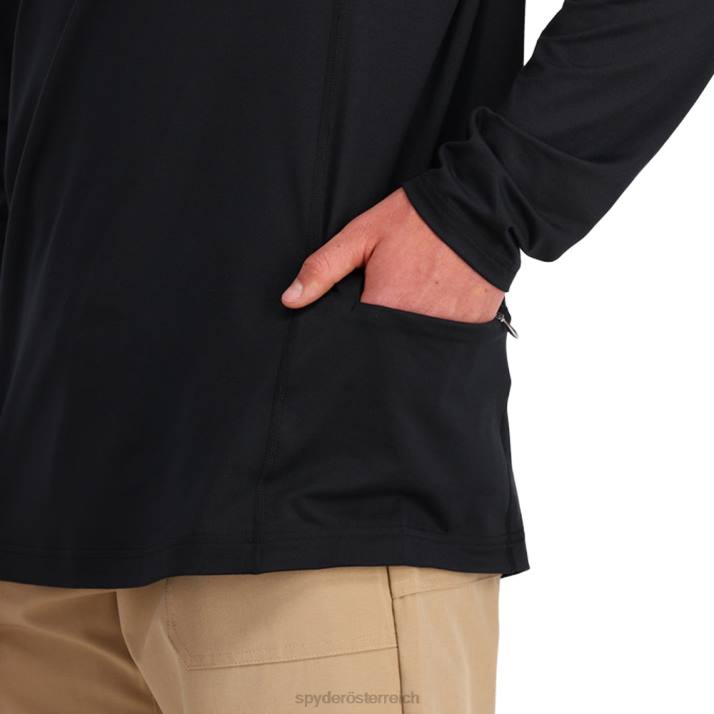 Spyder Männer Schwarz Bekleidung Arc Graphene Tech Langarm J8DR147