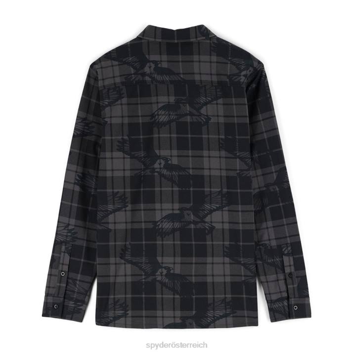 Spyder Männer Schwarz Bekleidung Creston Flanell J8DR145