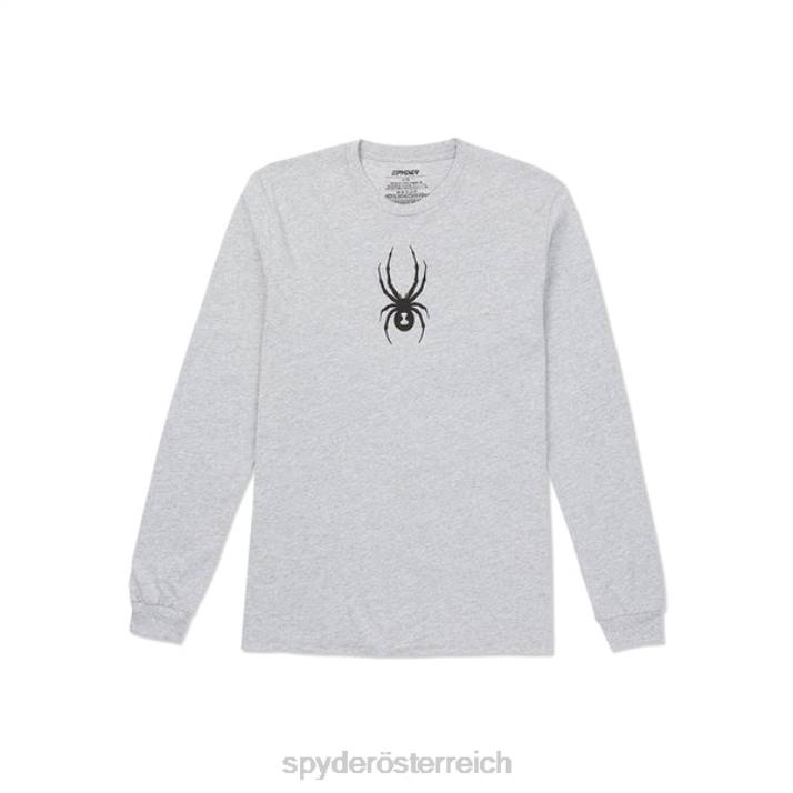 Spyder Männer grau meliert Bekleidung lange Ärmel schnitzen J8DR133