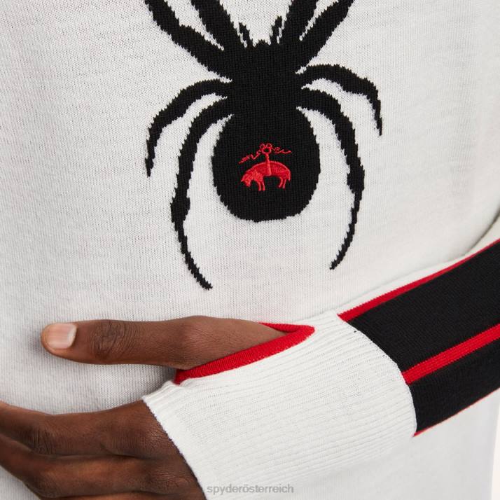 Spyder X Männer Weiß Bekleidung Brooks Brothers Rundhalsausschnitt J8DR190