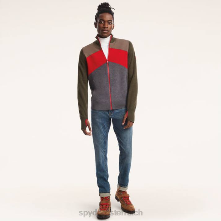 Spyder X Männer olivgrün Bekleidung Brooks Brothers Farbblock J8DR184