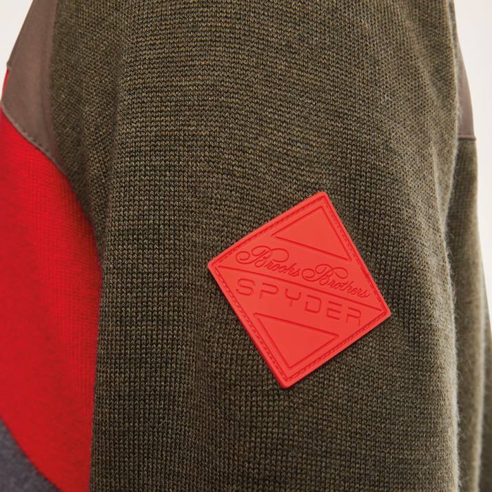 Spyder X Männer olivgrün Bekleidung Brooks Brothers Farbblock J8DR184