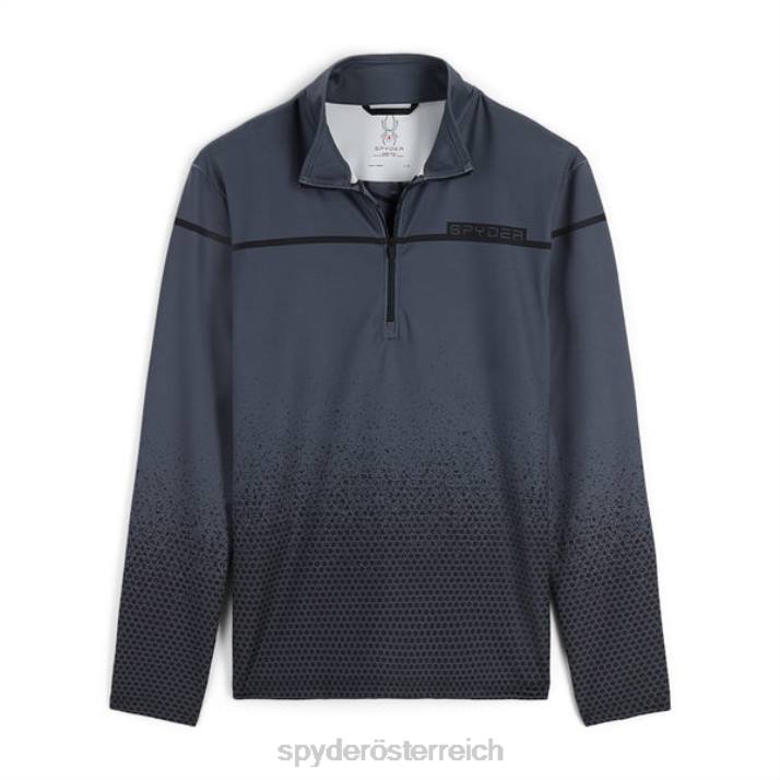 Spyder Männer verblasstes Geo-Ebenholz Bekleidung Geist des 78er-Halbreißverschlusses J8DR149