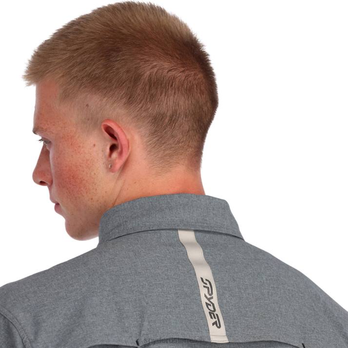 Spyder Männer Schwarz Bekleidung Canyon-Kurzarmshirt J8DR141