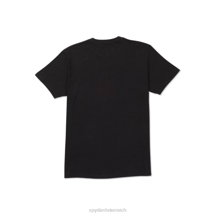 Spyder Männer Schwarz Bekleidung kurze Ärmel schnitzen J8DR131