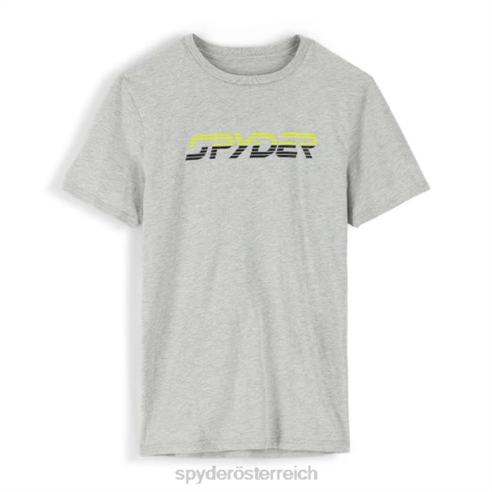 Spyder Männer grau meliert Bekleidung Retro-Logo-T-Shirt J8DR130
