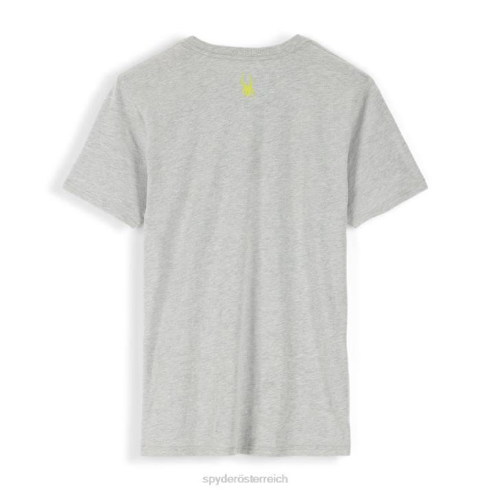 Spyder Männer grau meliert Bekleidung Retro-Logo-T-Shirt J8DR130