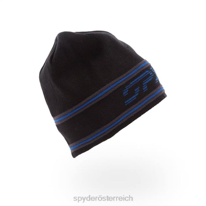 Spyder Männer Schwarz Zubehör Strickmütze mit Retro-Logo J8DR278