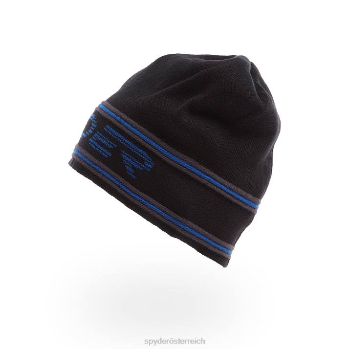 Spyder Männer Schwarz Zubehör Strickmütze mit Retro-Logo J8DR278